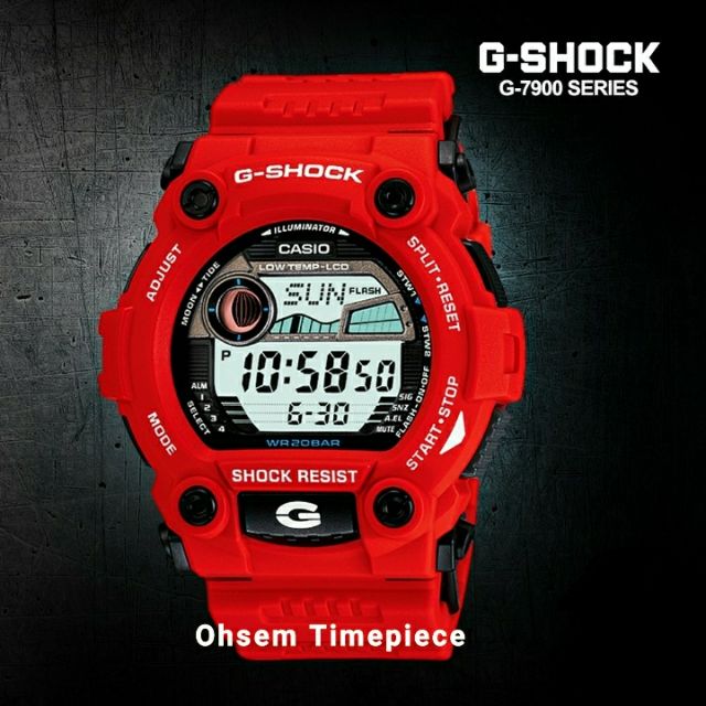 g shock merah