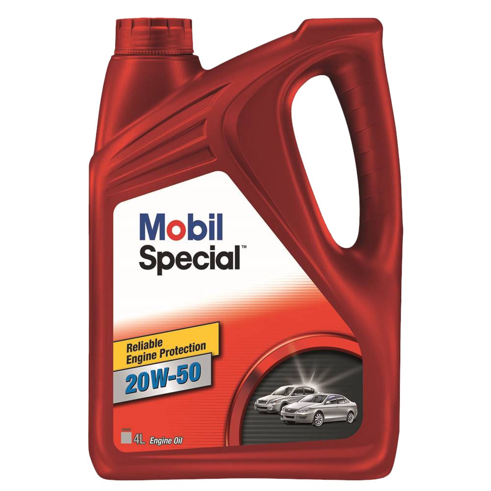 GASOLINE ENGINE OIL Mobil Special 20W50 [4L] (READY STOCK) Shopee