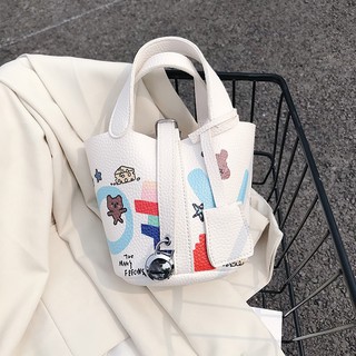 New Goya Korea Dongdaemun Emo Dog Tooth Bag Basket Shopping Bag Bag Bag Mummy Bag Shopee Malaysia
