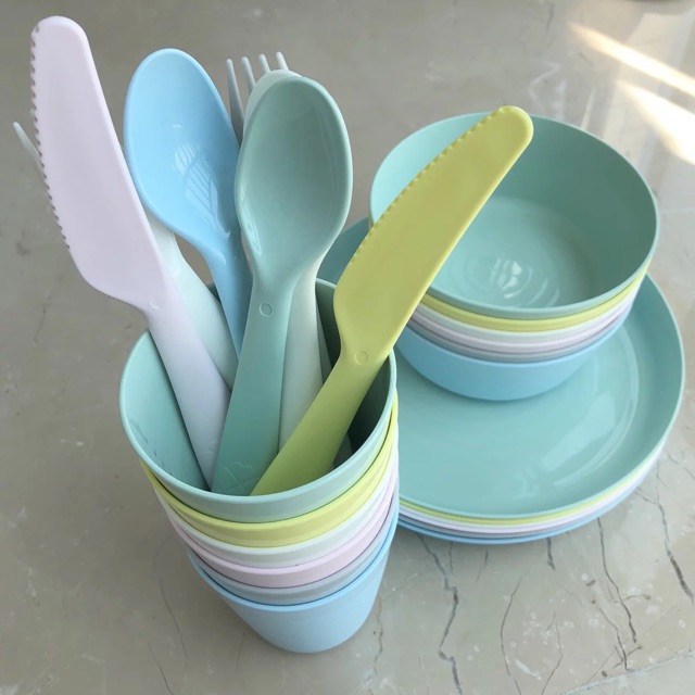 ikea-cutlery-set-kalas-set-children-bowl-mug-plate-plastic-cutlery