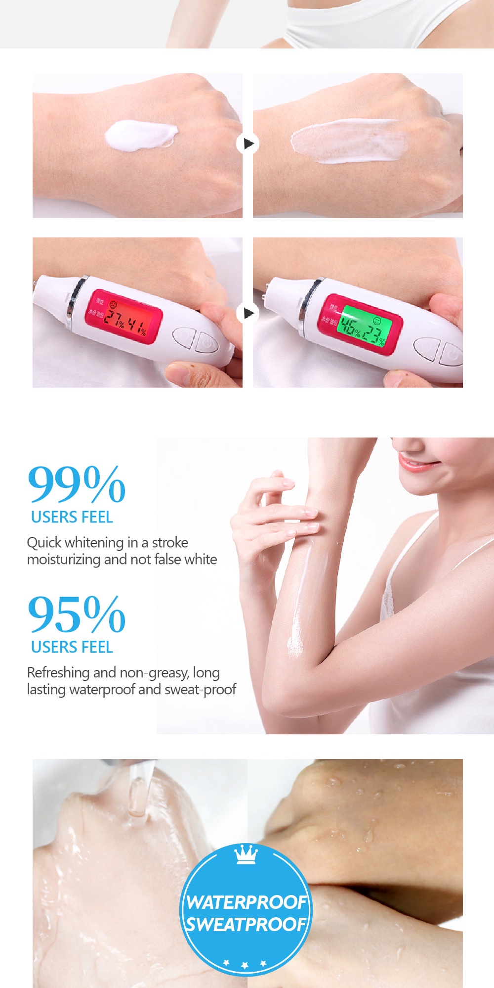 VIBRANT GLAMOUR Whitening Cream Rapid Skin Bleaching Cream Moisturizing