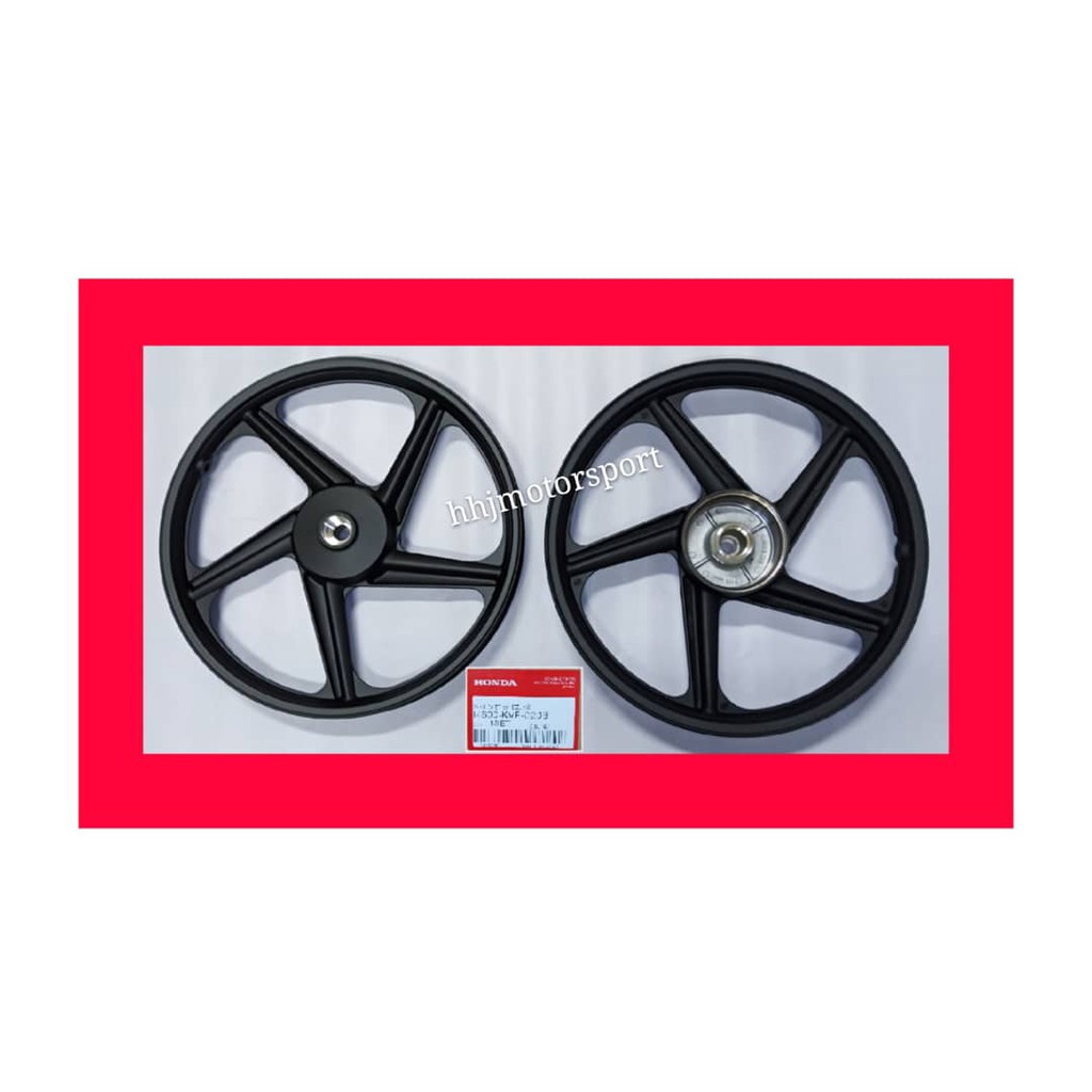 HONDA EX5 DREAM/DREAM110/DREAM110 FI SPORT RIM SET OE MATT BLACK