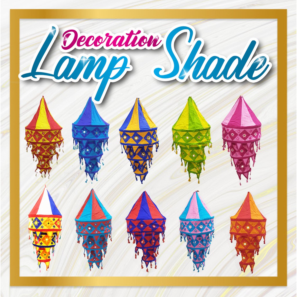 Indian Lantern, INDIAN DECORATION LAMP SHADE (THOMBAI), DEEPAVALI, HANGING DECO, WEDDING DECO