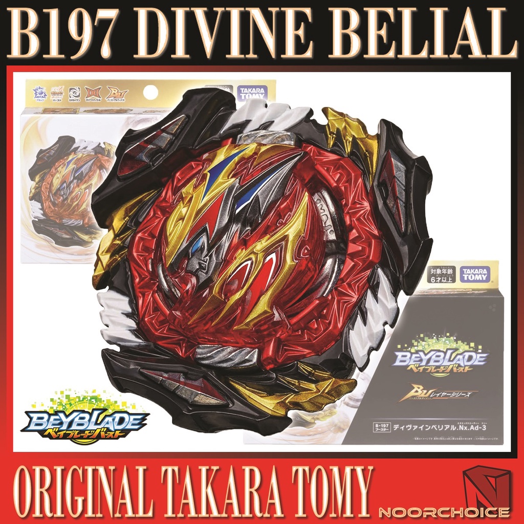 Takara Tomy Beyblade Burst BU B-197 Divine Belial | Shopee Malaysia