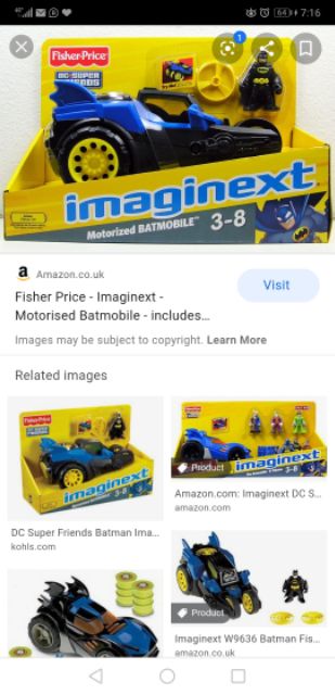 imaginext motorised batmobile