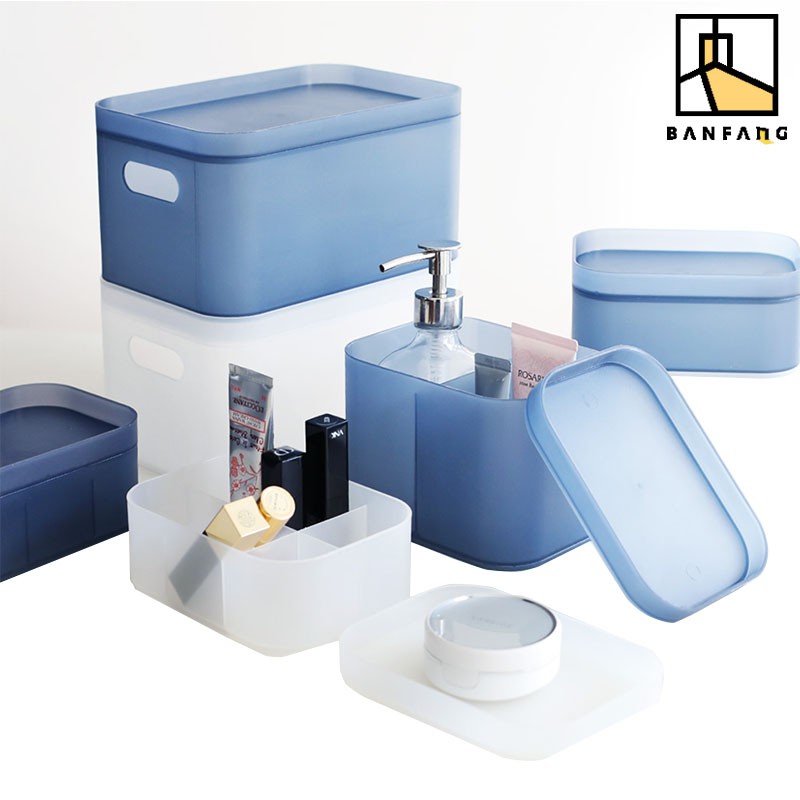 Banfang Matte Desktop Transparent Pp Cosmetics Dust Cover Storage