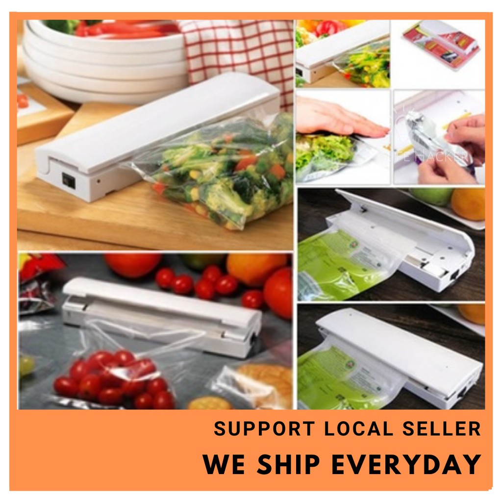 Local Ready Stock Portable Food Sealer Eliminate Plastic Bag keep