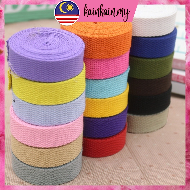 🌸 2.0cm Canvas bing Bag Straps Bag Handle Belt Shopee Malaysia