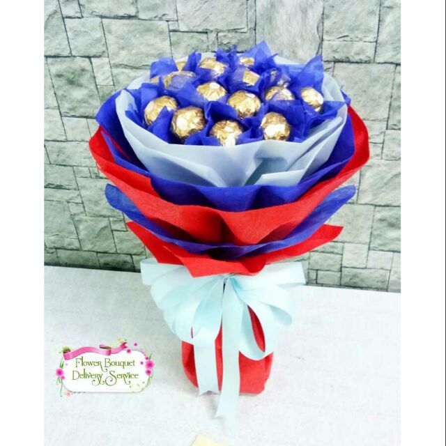 Ferrero Rocher Bouquet Blue