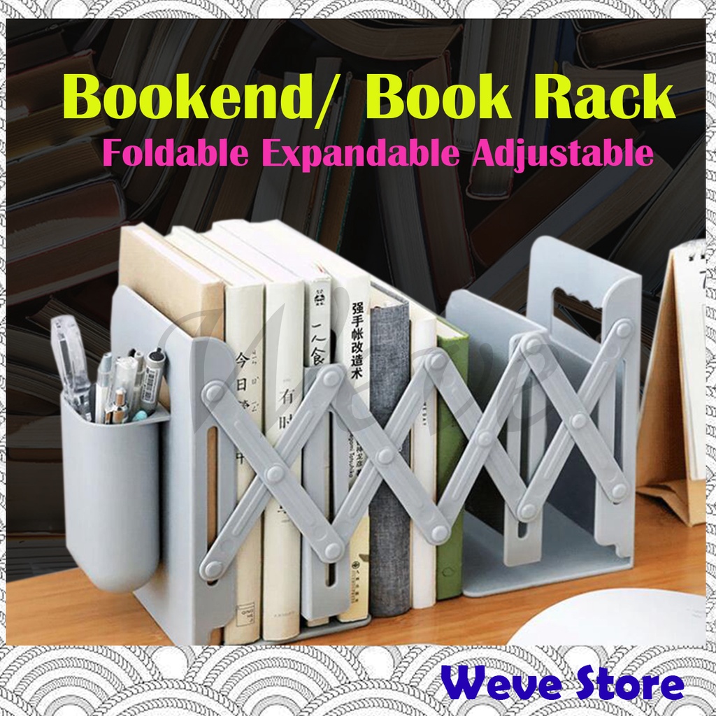 Expendable Adjustable Table Book Shelf Book Stand Book Rack Pen Pencil