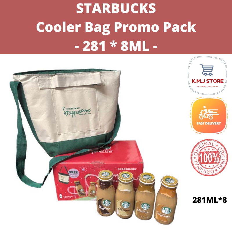 Starbucks Cooler Bag Promo Pack Coffee + Mocha + Vanila + Caramel