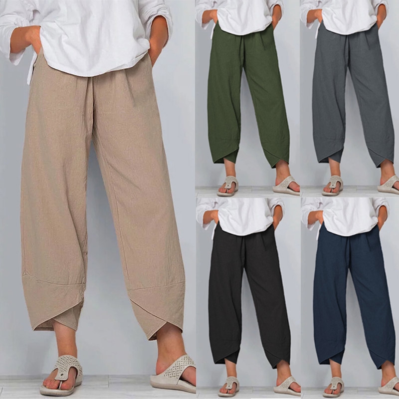 women's casual cotton pants