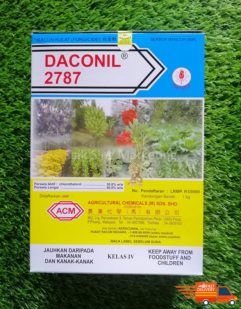 1KG DACONIL 2787 Chlorothalonil 50 w/w Racun Kulat Fungicide Shopee