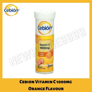 Cebion Vitamin C 1000mg Orange Flavour [10'S] Exp:2/24