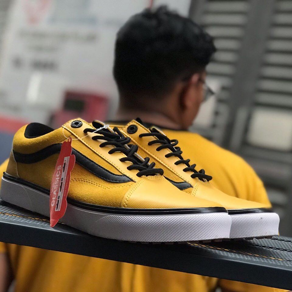 vans old skool suede mustard