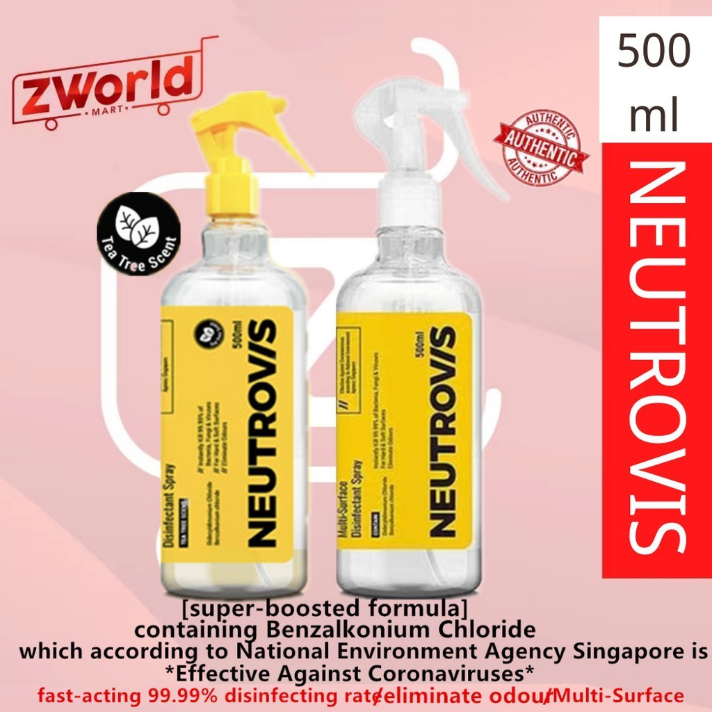 Neutrovis MultiSurface Disinfectant Spray (Kills 99 Bacteria & Germs)er Shopee Malaysia