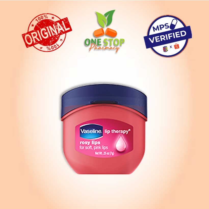 Vaseline Lip Therapy (Rosy Lips) For Soft, Pink Lips [Expiry Date 01/