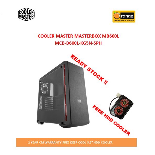 Cooler Master Masterbox Mb600l Casing Mb600l Shopee Malaysia