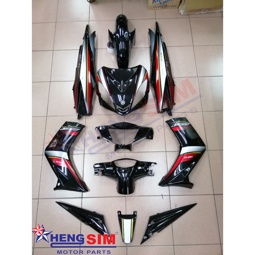 Lc135 V1 Cover Set Full Set With Sticker Shopee Malaysia