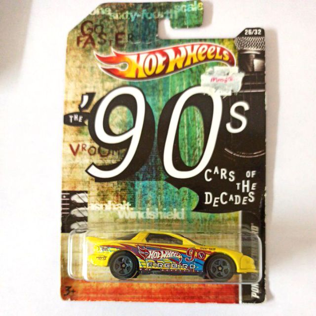 hot wheels cars of the decades