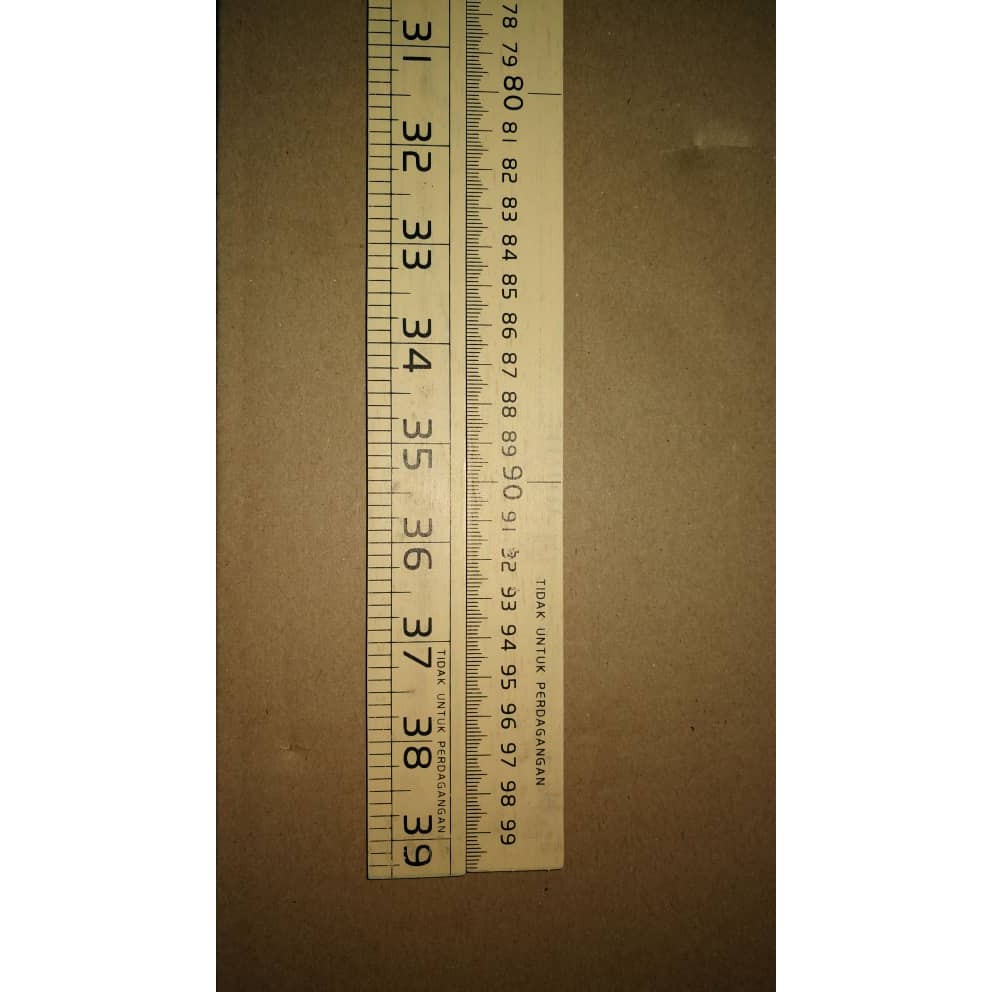 Wooden Ruler / Pembaris Kayu 1 Meter / 100cm | Shopee Malaysia