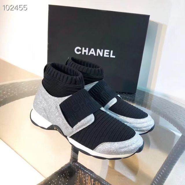 chanel sneaker boots