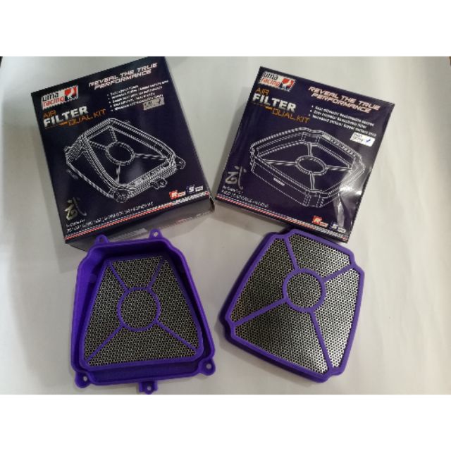 UMA RACING AIR FILTER DUAL KIT (RS150 / Y15) Shopee Malaysia