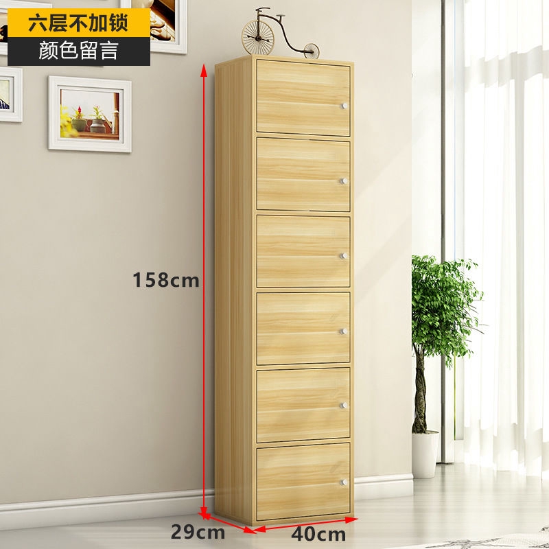 Simple Bookshelf Locker Bookcase With Door With Lock Small Cabinet Free Combination Children S Minimalist Cabinet Balcony Storage Cabinet Shopee Malaysia