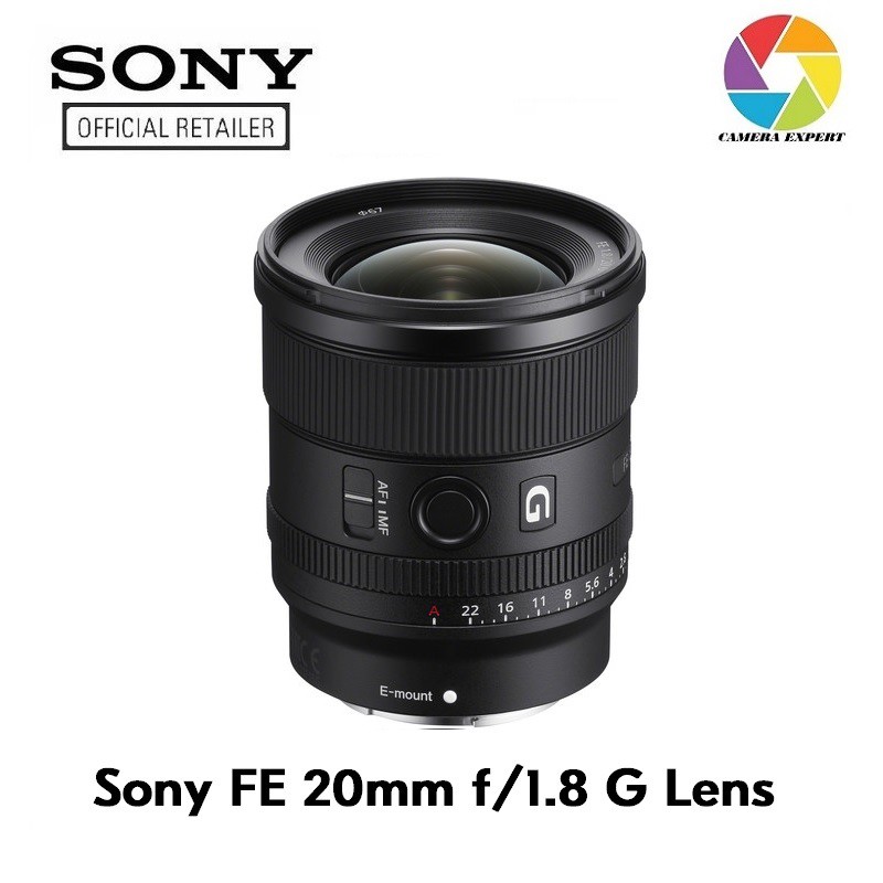 Sony FE 20mm f1.8 / 20mm f/1.8 G Lens ( SEL20F18G ) | Shopee Malaysia