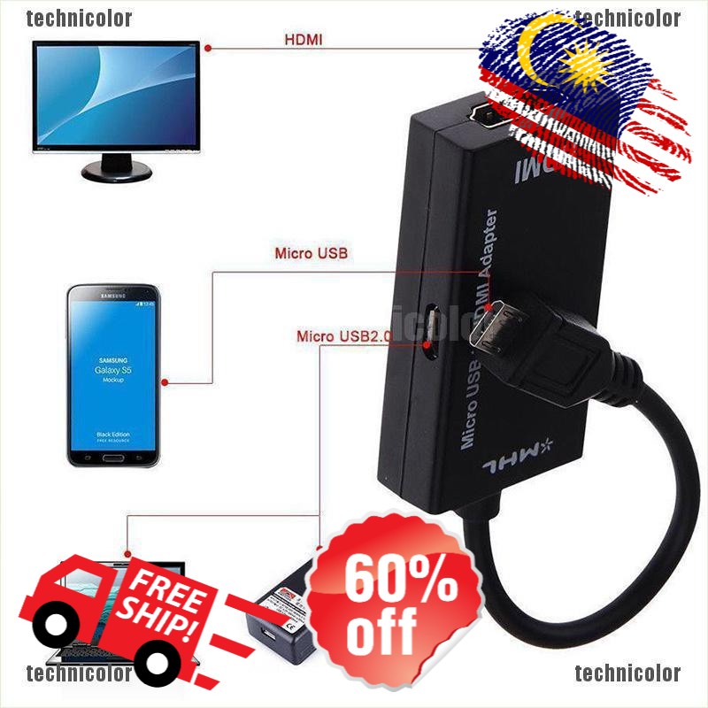 Experience the Big Screen: Link Your Android Device to HDTV with Micro USB to HDMI MHL Adapter Cable