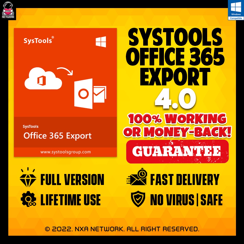 SysTools Office 365 Export 4.0 | ✅Guide Provided | Lifetime Full Version | 100% Working | No Virus |