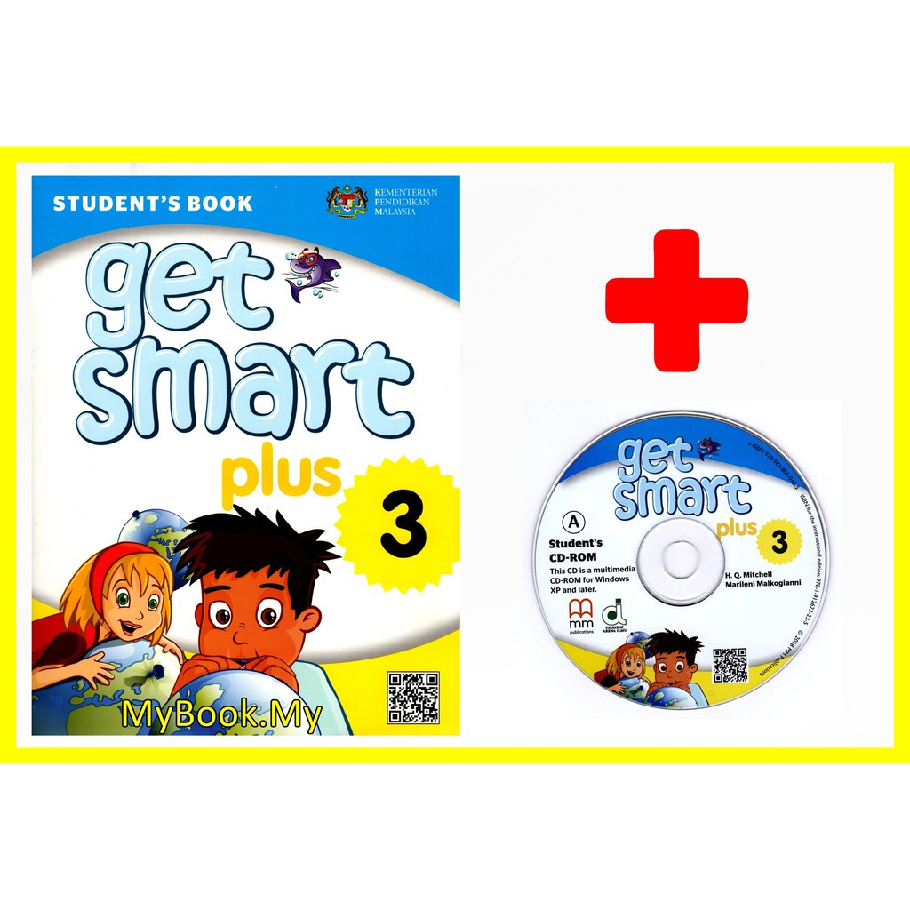 MyB Buku  Teks/Text Book Get Smart Plus Year 3 + Free CD (Student's