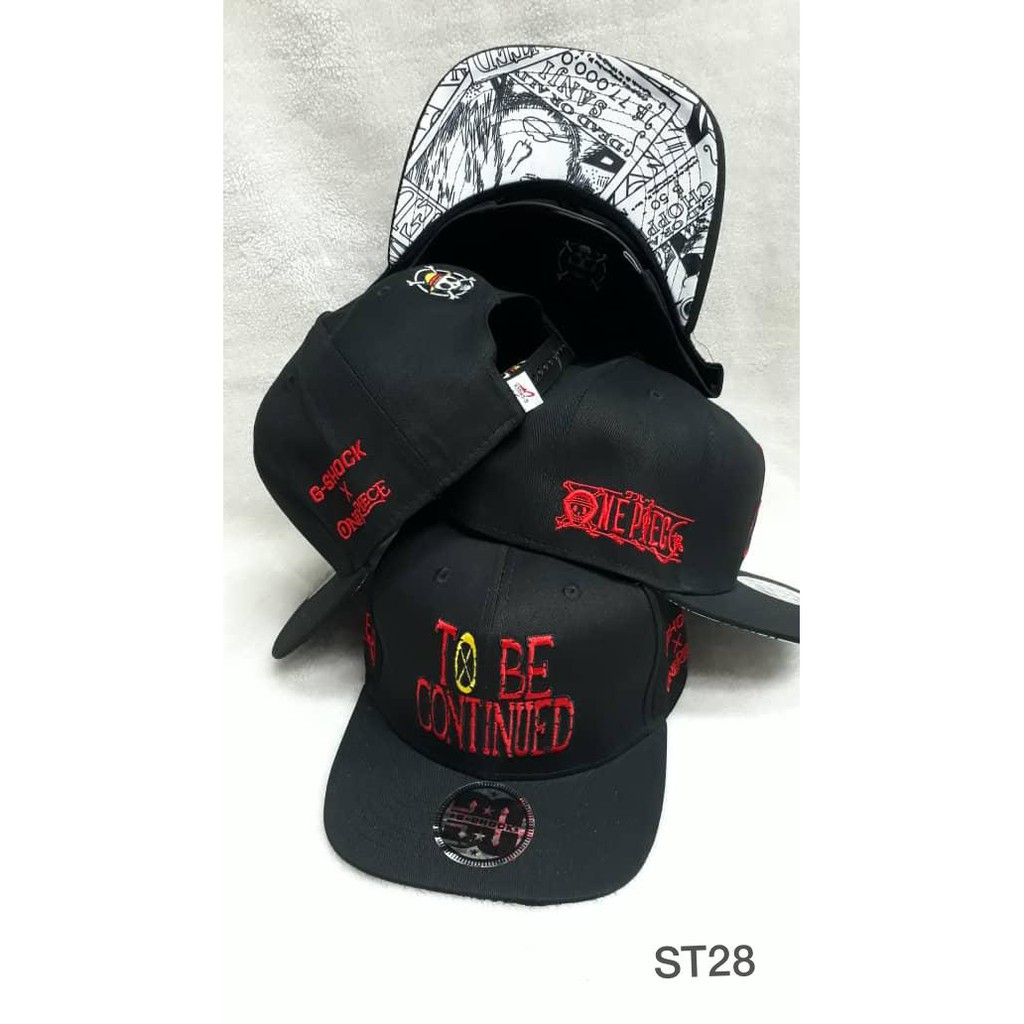 Snapback One Piece To Be Continued St28 Shopee Malaysia