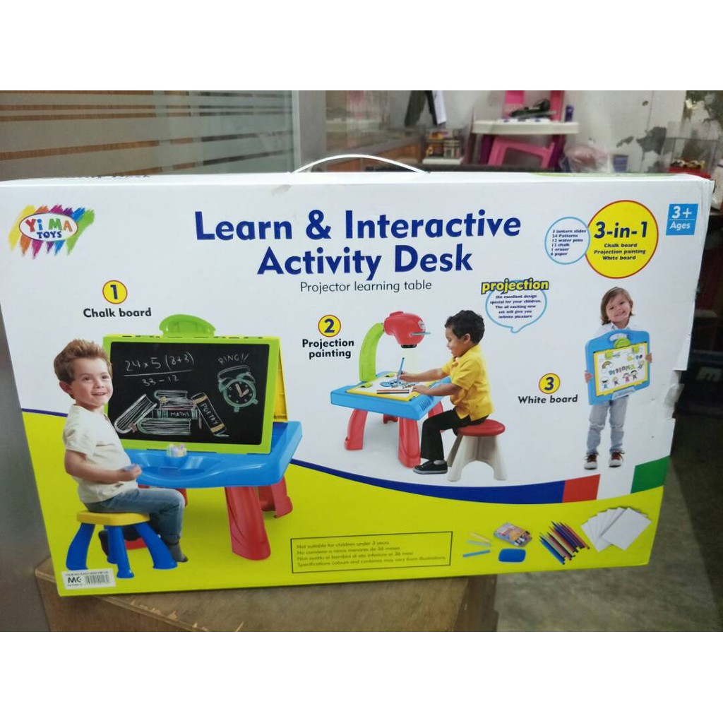 Learn Interactive Activity Desk 3 In 1 Shopee Malaysia