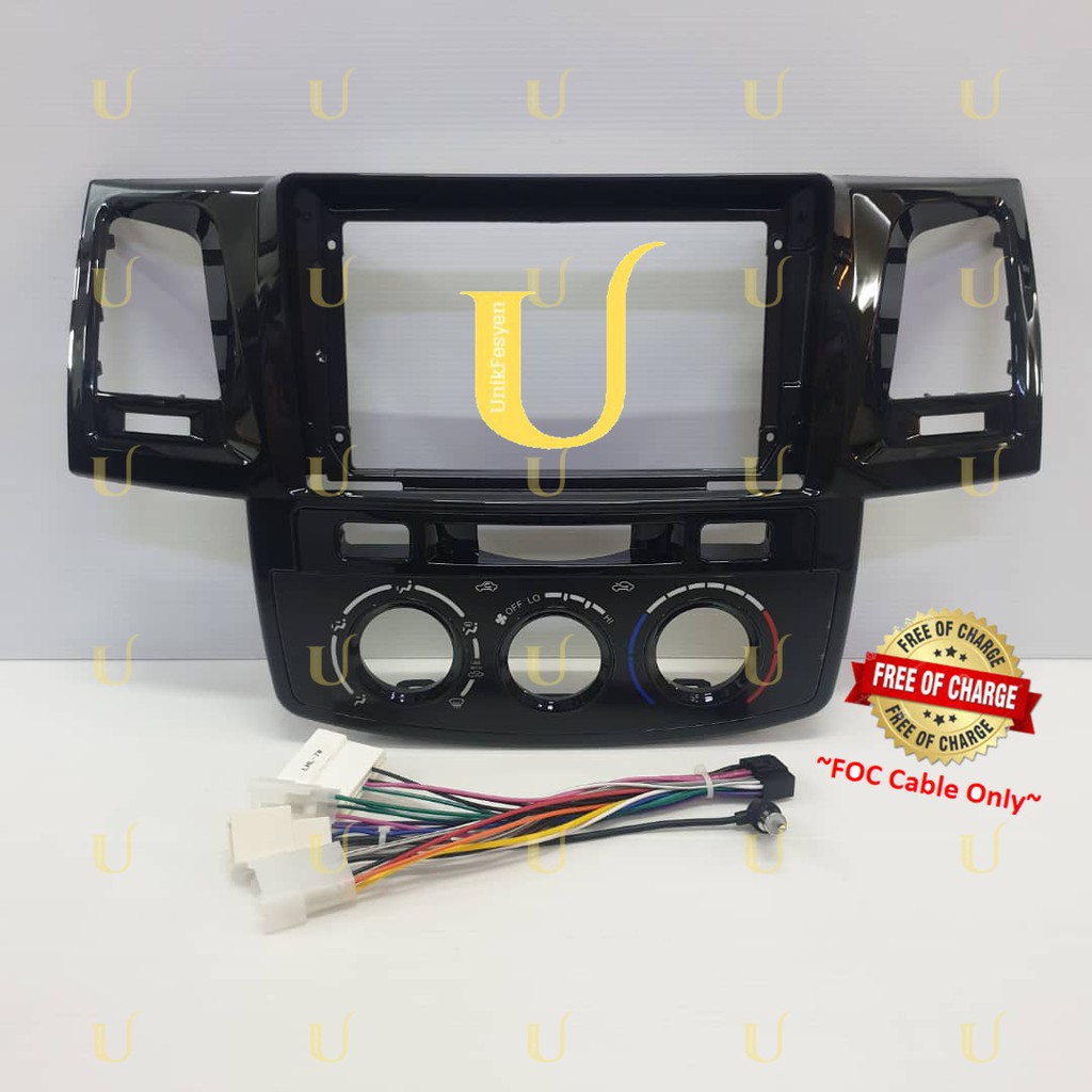 Toyota Hilux 2011 2015 Android 9 Casing F O C Cable Shopee Malaysia