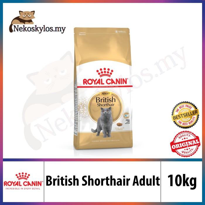 Royal Canin British Shorthair Adult 10kg Original Packing Cat