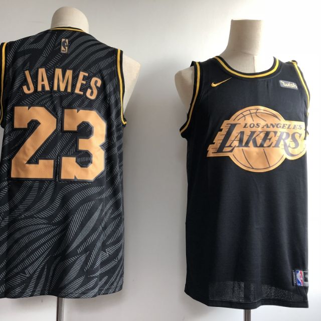 black jersey lakers