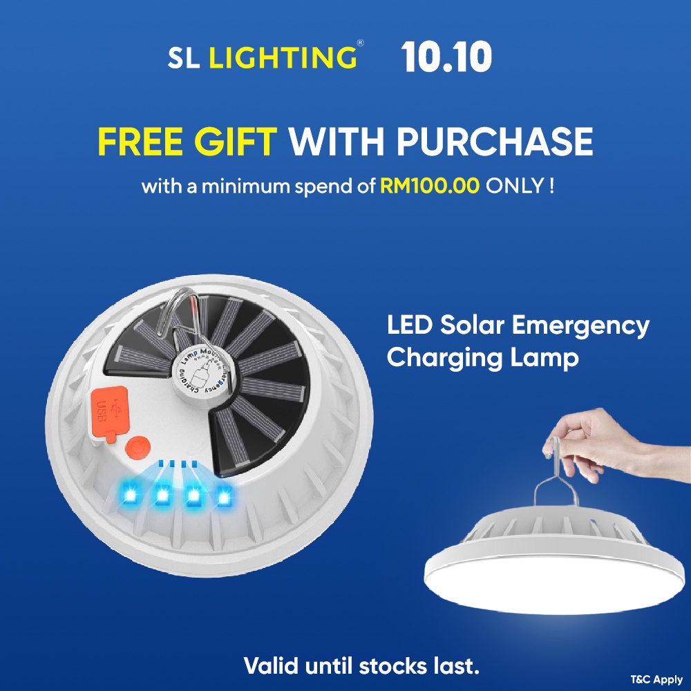 SL LIGHTING GIFT SOLAR EMERGENCY CHARGING LAMP Shopee Malaysia