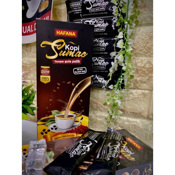 HAFANA KOPI SUMAC TANPA GULA PUTIH 20G X 15SACHET Shopee Malaysia