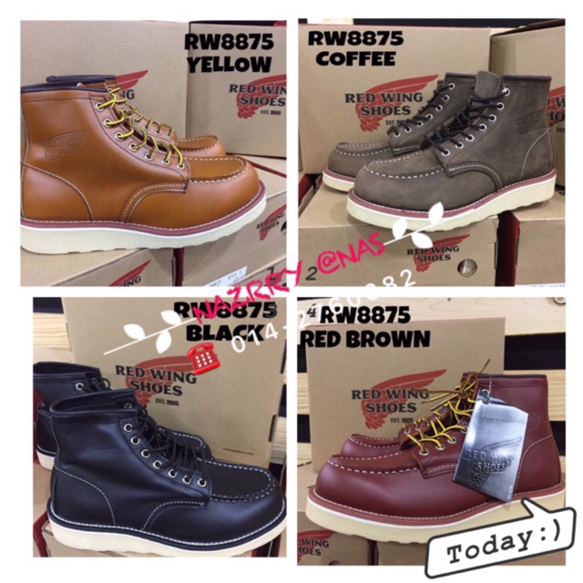 red wing shoes steel toe boots