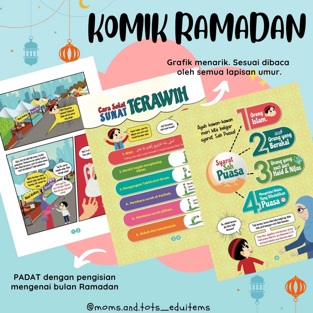 KOMIK RAMADHAN BUKU PANDUAN RAMADHAN BELAJAR BERPUASA KOLEKSI RAMADAN ...