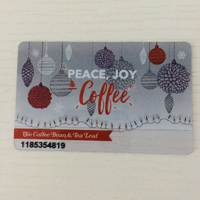 COFFEE & TEA Coffee Bean And Tea Leaf Gift Card