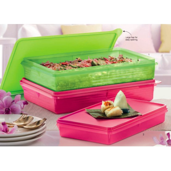 Tupperware B2B Slice Stor 1.4LX1 (MULTIPURPOSE KEEPER) SESUAI LETAK LAUK YANG DAH MASAK