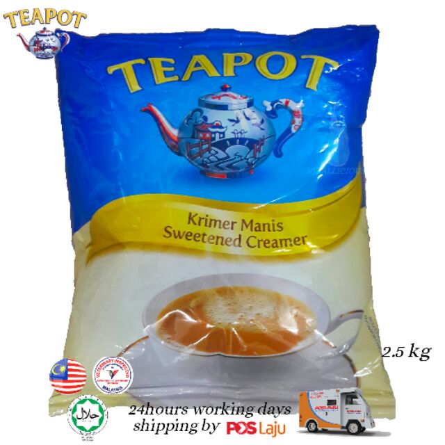 Teapot Susu Pekat Krimer Manis Teapot 1 Paket 2 5kg Teapot Sweatened Creamer 1 Packed 2 5