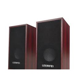 Leerfei D-091 Pc Computer Multimedia wooden speaker | Shopee Malaysia