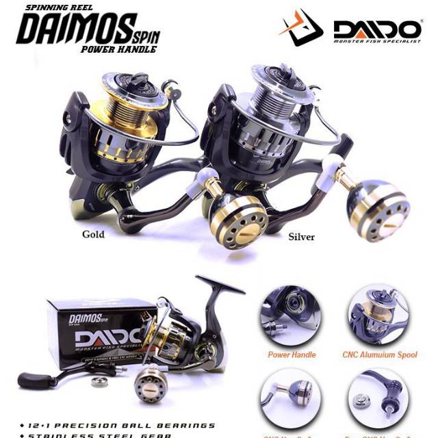 Daido Daimos Spin Daido Daimos Pro Series Reel Shopee Malaysia