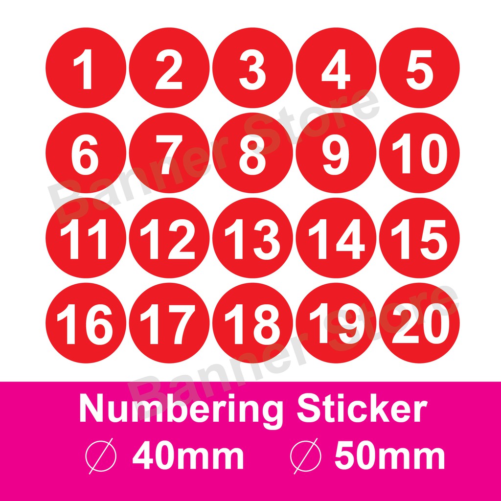 Numbers Sticker | ubicaciondepersonas.cdmx.gob.mx