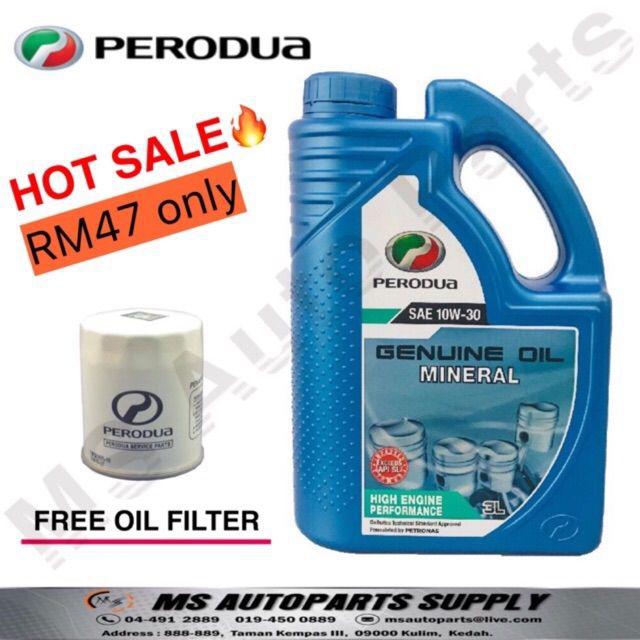 PERODUA Mineral OIL 10W30 3L VIVA,KANCIL,KELISA,KENARI 