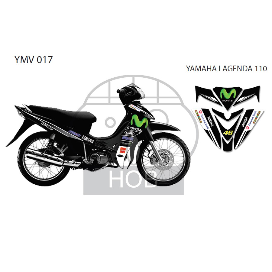 Yamaha Lagenda 110 Movistar Sticker Shopee Malaysia