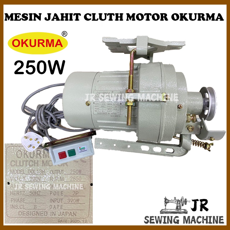 OKURMA Cluth motor / sewing machine motor / accessories sewing machine / Clutch Motor Mesin